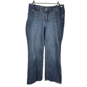 Christopher Blue Bootcut Jeans 14 Women’s Dark Wash Pre-Owned [#1742]